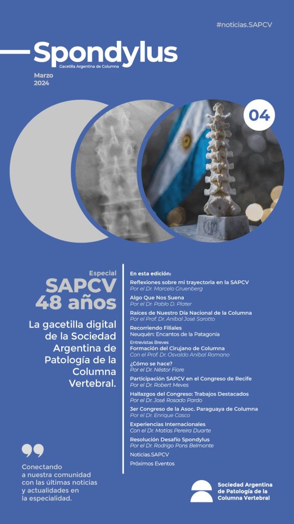 Spondylus #04 > 2024-03 Especial SAPCV 48 Años - Sociedad Argentina de ...