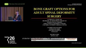 S7b. Osteobiología: Opciones de sustitutos óseos. Dr. Lawrence Lenke